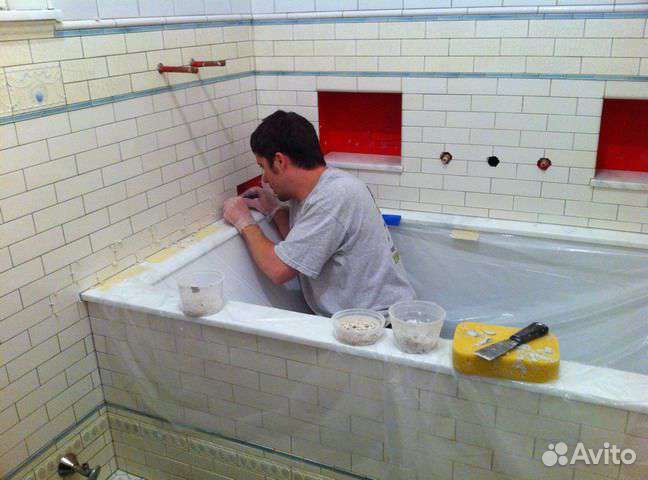 Плиточник Ремонт ванной под ключ Укладка плитки