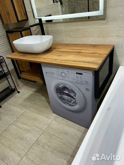 Стойка на стиральную машину и под раковину Лофт