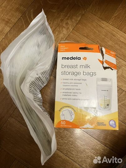 Пакеты для хранения грудного молока medela