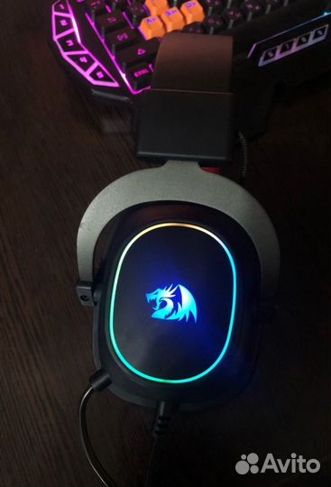 Игровые наушники с ргб подсветкой