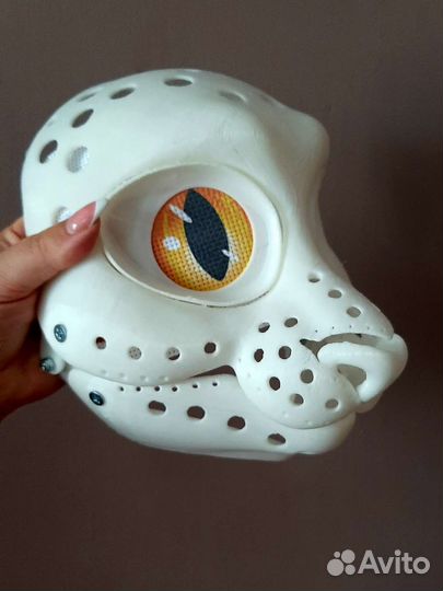 Маска для фурсьют кошка с глазками