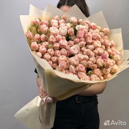 Кустовая пион роза