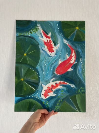 Картина маслом на холсте ручная работа в ассорт