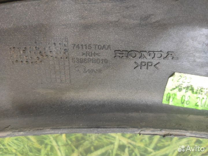 Расширитель (накладка) крыла переднего правый прав