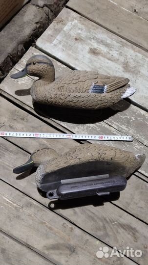 Утка декоративная пластмассовая для водоёма