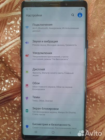 Телефон Samsung galaxy note 9