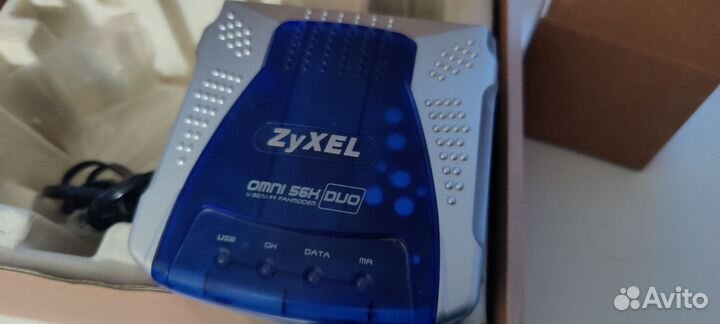 Модем zyxel Omni 56K DUO