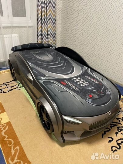 Детская Кровать Машина NEO Graphite