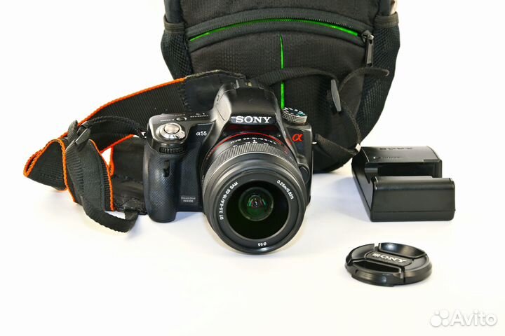 Sony A55 16.2MP цифрозеркалка Kit DT SAM II 18-55