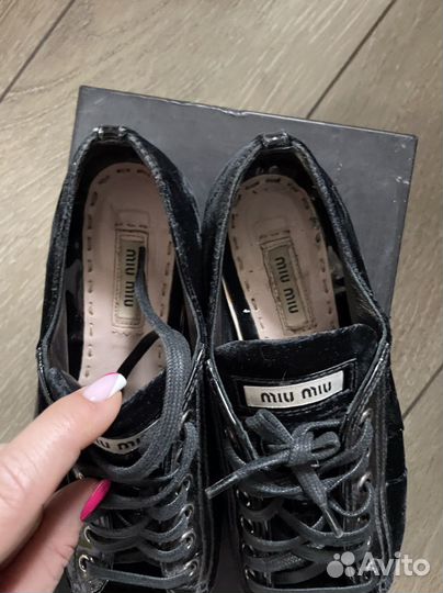 Кеды miu miu оригинал