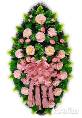 Венки ритуальные на могилу на кладбище