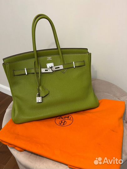 Сумка Hermès Birkin 35 Kiwi Candy