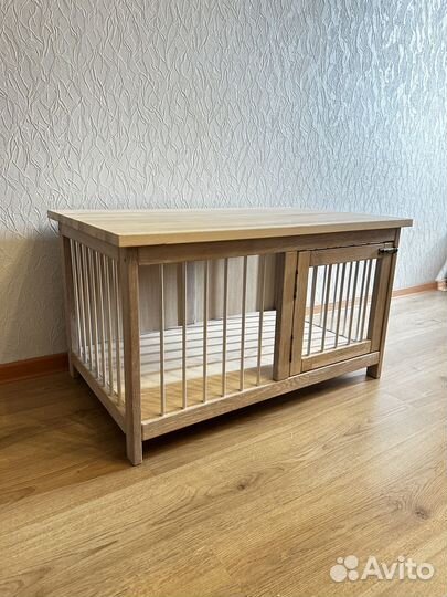 Вольер для собак в квартиру. Массив ясеня