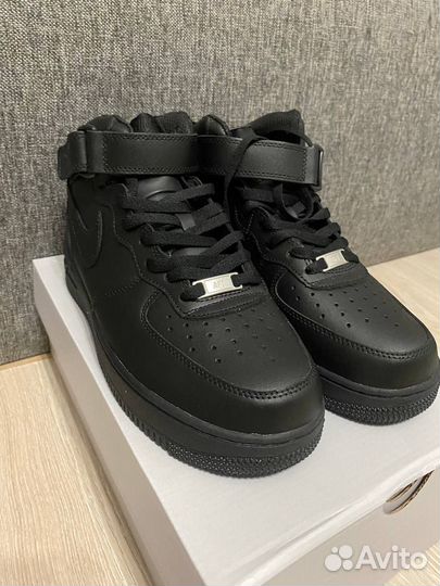 Nike air force 1 mid black оригинал