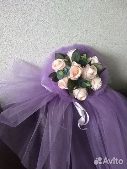 Свадебные украшения на машину