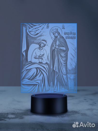 Икона Божьей Матери Целительница ночник светильник