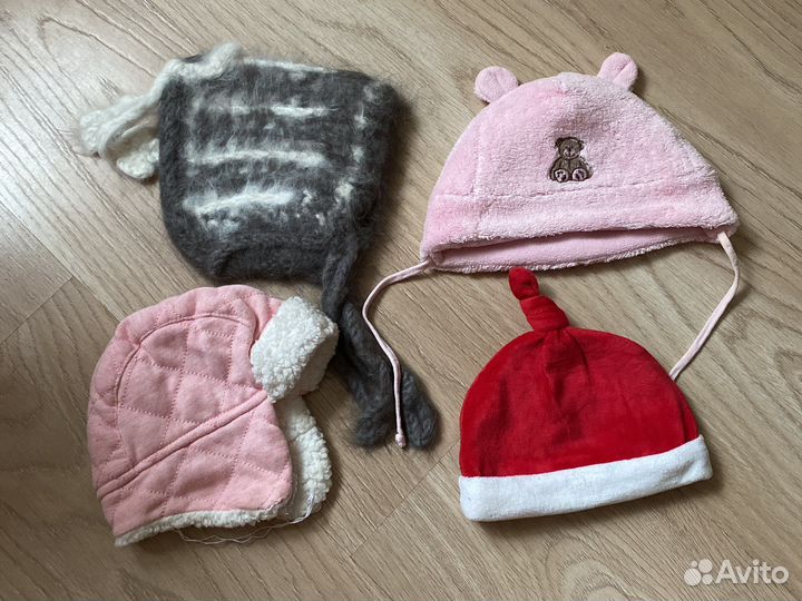 Шапка от 0-6 месяцев новый год