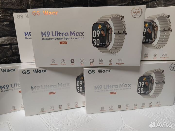 Смарт часы Watch M9 Ultra Max amoled / apple watch