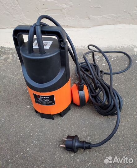 Новый дренажный насос для грязной воды Вихрь 350