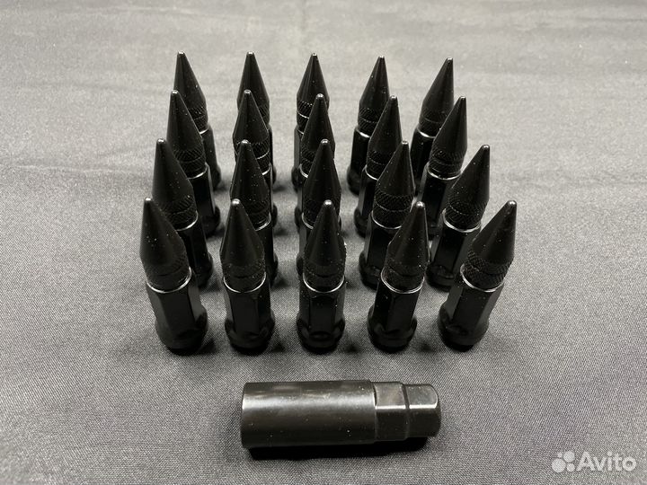 Гайки пики М12*1,5 Черные