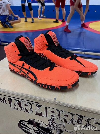 Борцовки asics aggressor orange
