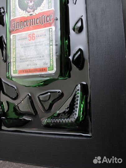 Картина из разбитой бутылки