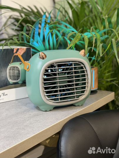 Вентилятор настольный мини, увлажнитель воздуха зе