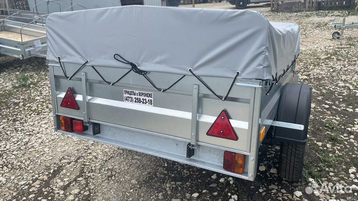 Легковой прицеп Караван 2.1 (2.1х1.35) Оц. рама