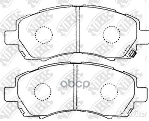 Колодки тормозные subaru impreza 1.6-2.0 92/LE