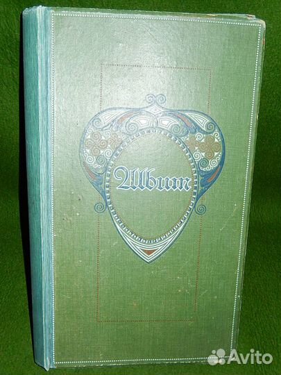 Старинный альбом для фото 1895г. Стиль модерн