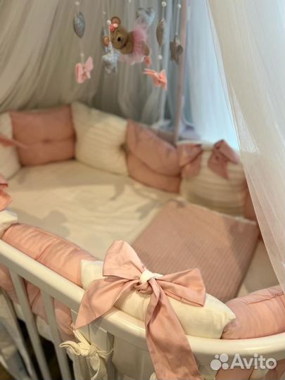 Бортики на кроватку