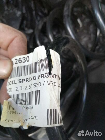 Пружины Volvo v70, s70 96-2000