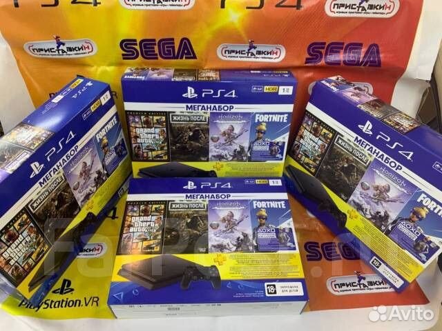 Sony ps4+7000 игр+прошита/гарантия