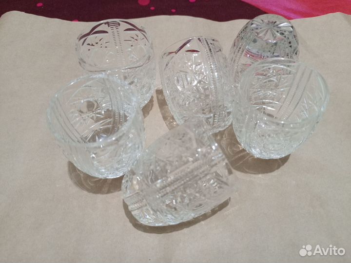 Ваза, вазочки, рюмки, лафитники