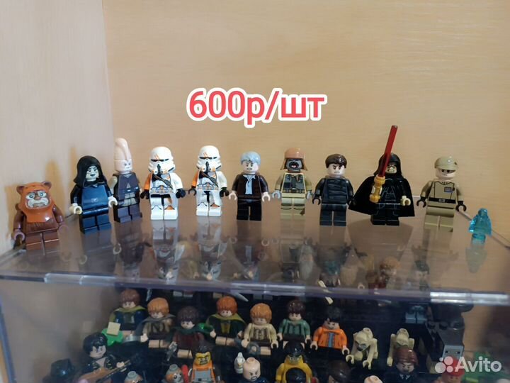 Lego star wars и super heroes минифигурки