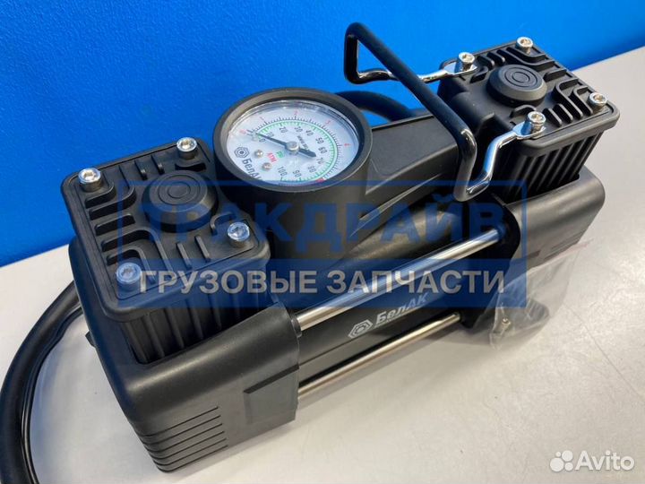 Компрессор для накачки шин мистраль-75 12V 75л/мин белак