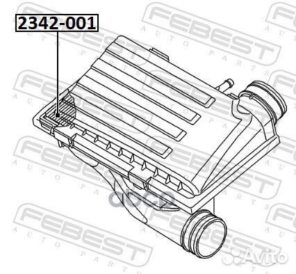 Фильтр воздушный 2342-001 2342-001 Febest