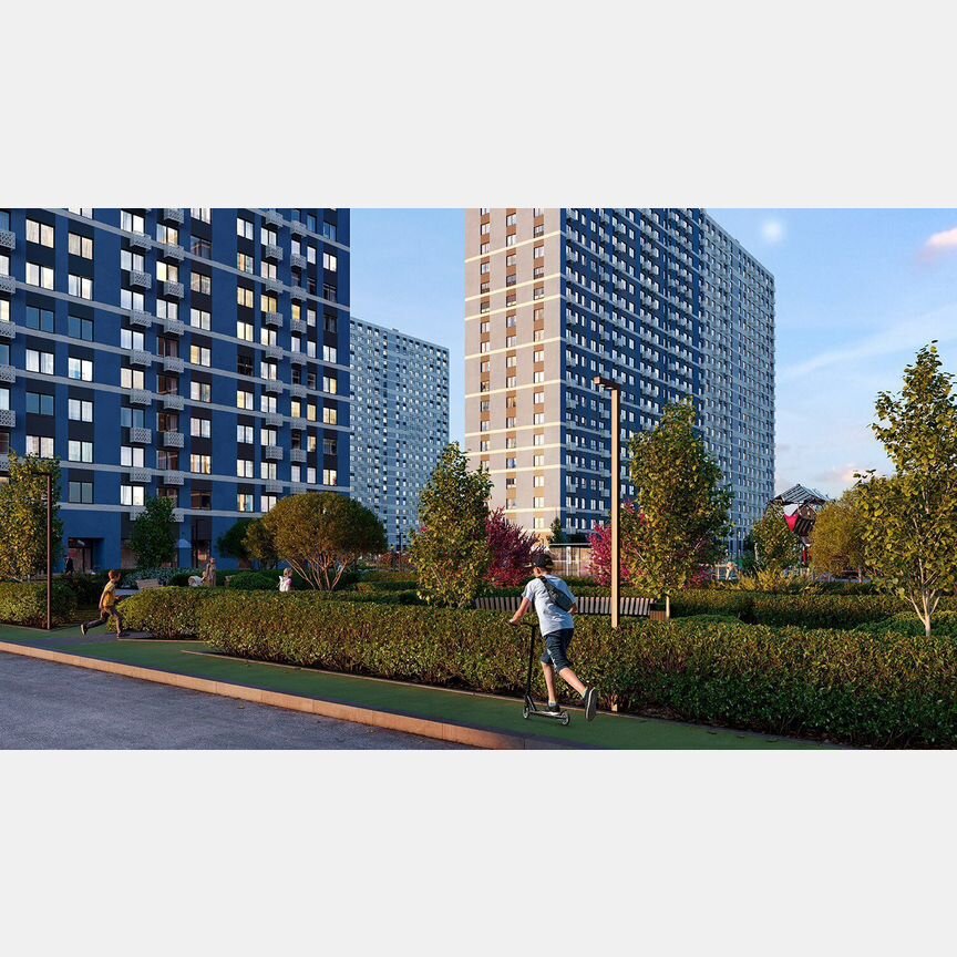 2-к. квартира, 47,2 м², 9/23 эт.