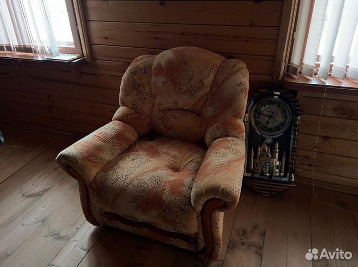 Диван и 2 кресла комплект бу