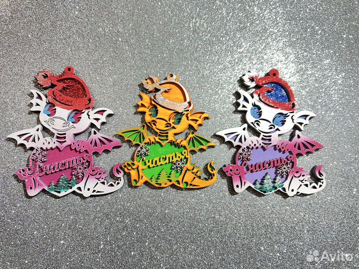 Елочные украшения ручной работы