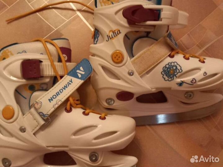 Коньки раздвижные для девочки