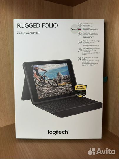 Logitech Rugged Folio (чехол-клавиатура) для iPad