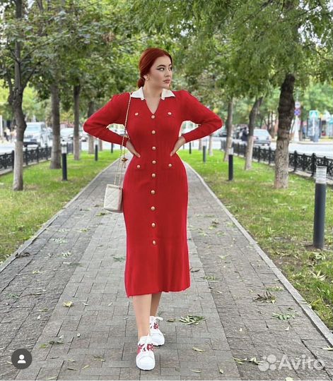 Платье Вязанные