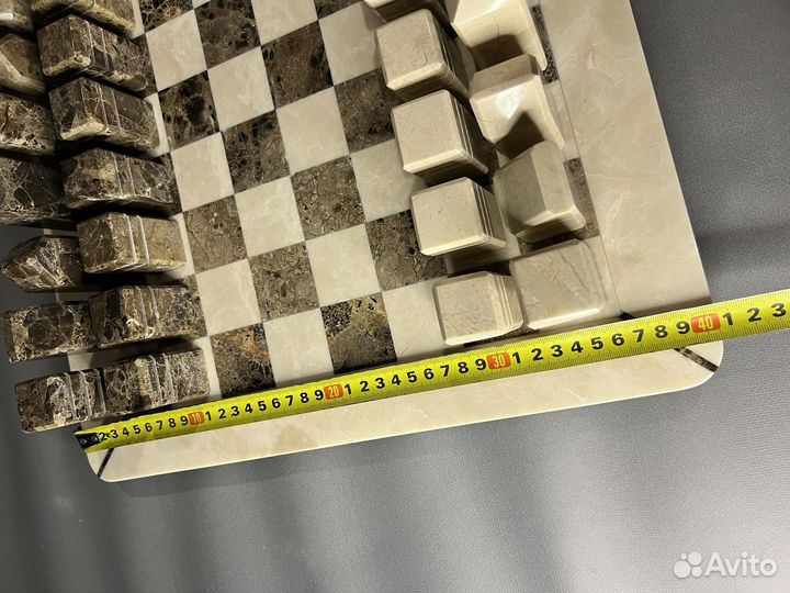 Шахматы из мрамора