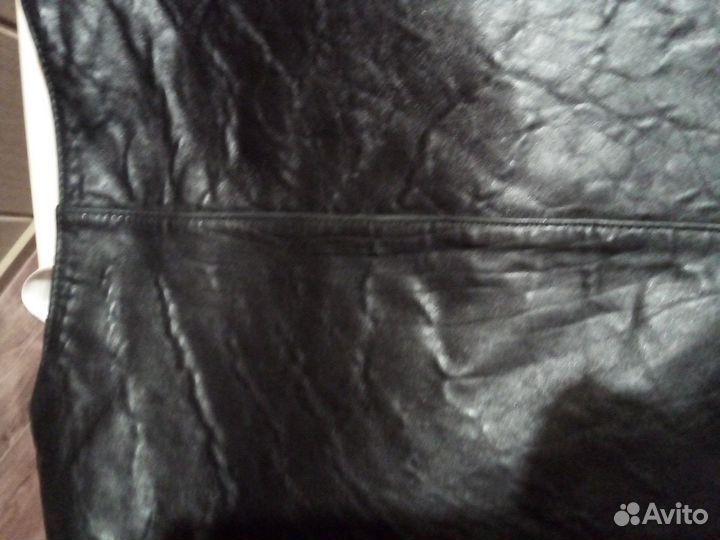Жилетка кожаная мужская 50-52р Турция