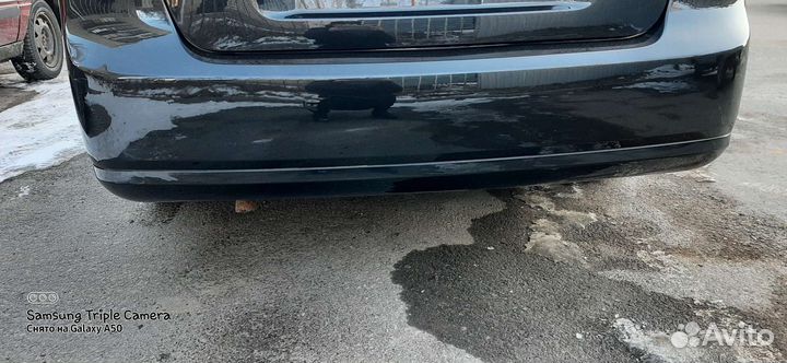 Бампер задний цвет черный на джентру и Лачетти