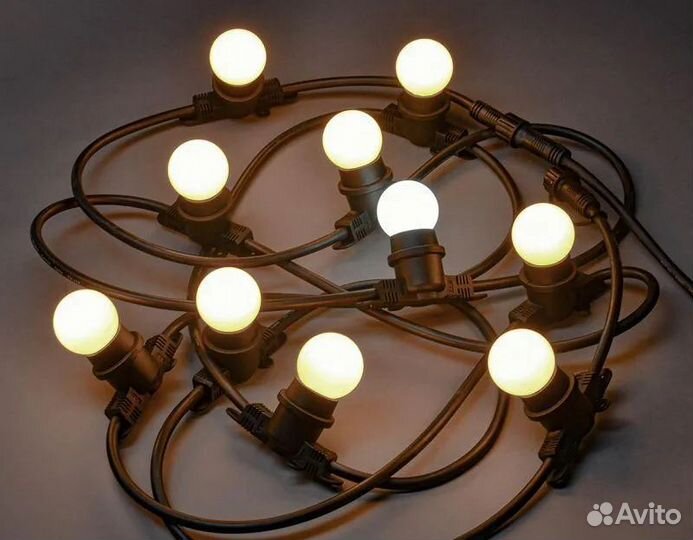 Лампа светодиодная для уличной гирлянды