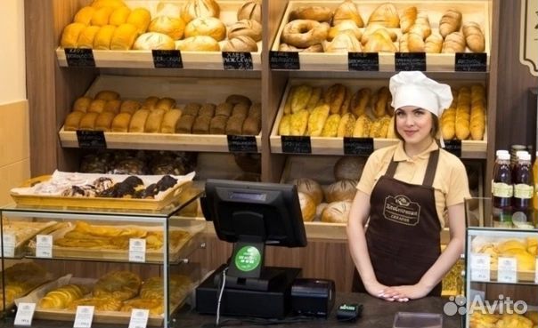 Продавец кассир в пекарню