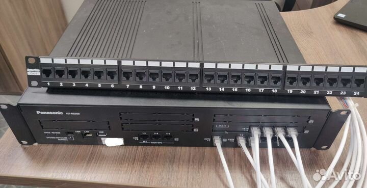 Атс Panasonic NS500+KX-NS5110X, телефоны Panasonic