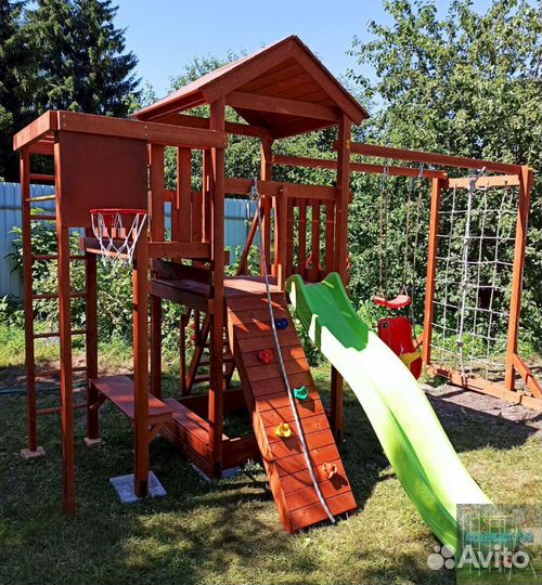 Горка всесезонная с игровой зоной
